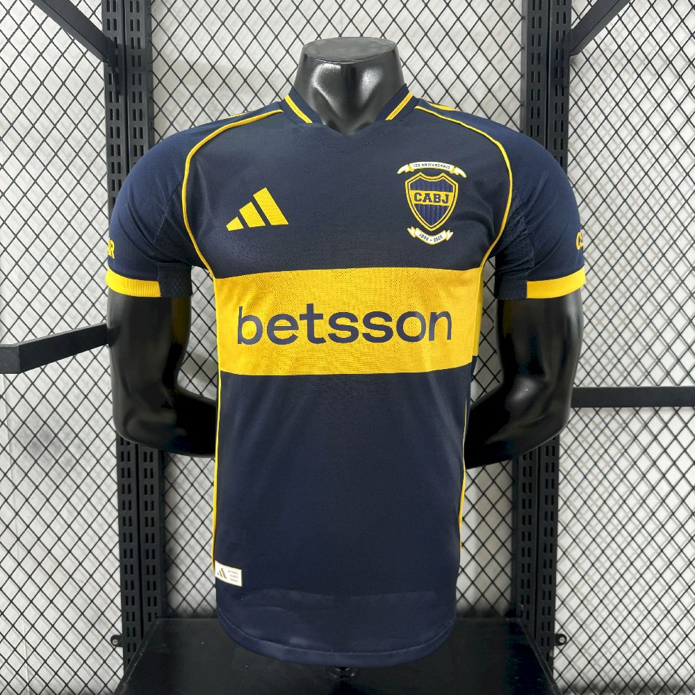 Boca Juniors 2025-26 120th Anniversary Edition Jersey Player Version