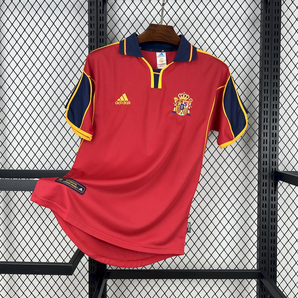 Top 1:1 Spain 1998 Home Retro Jersey