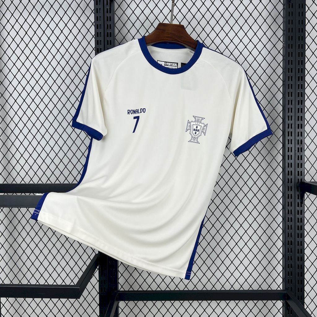 Portugal 2025-26 C Ronaldo European Cup cheering Football jersey