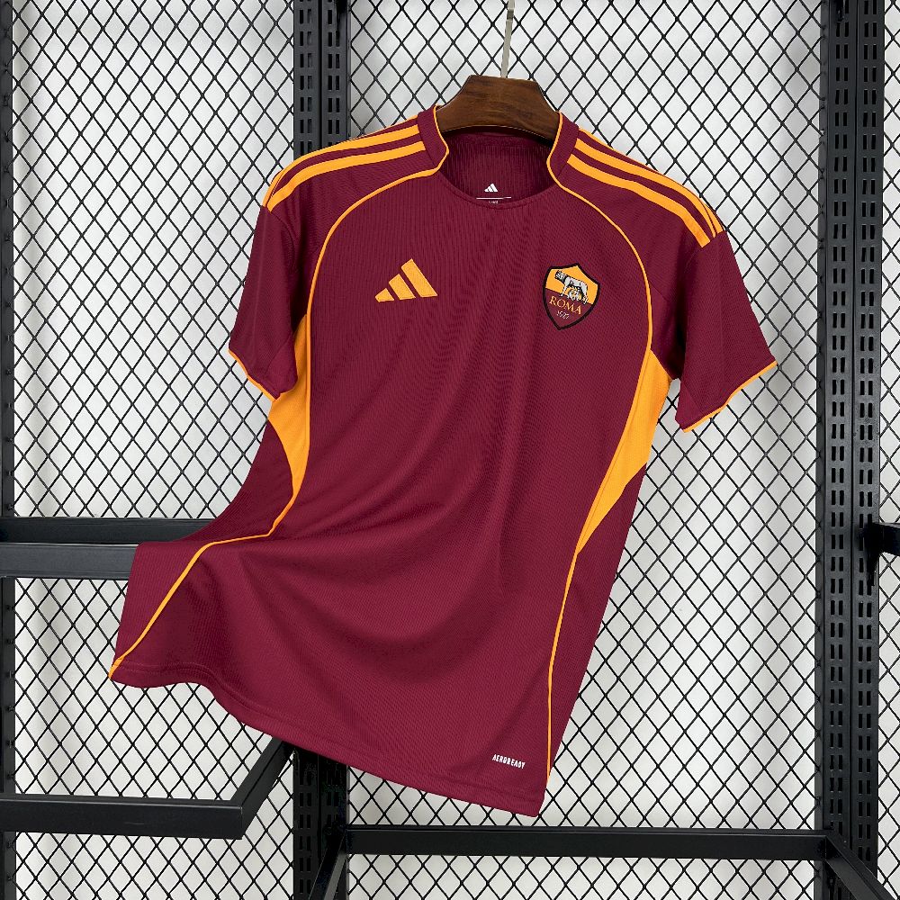 Top 1:1 AS Roma 2025-26 Home Football Jersey