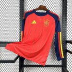 Spain 2026 World Cup Home Long Sleeve Football Jersey