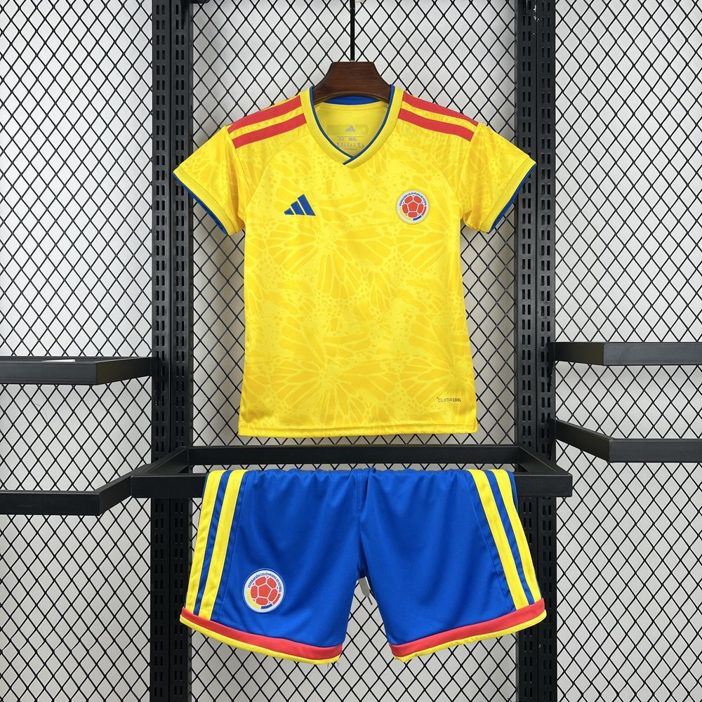 Colombia 2026 World Cup Home Kids Kit Size