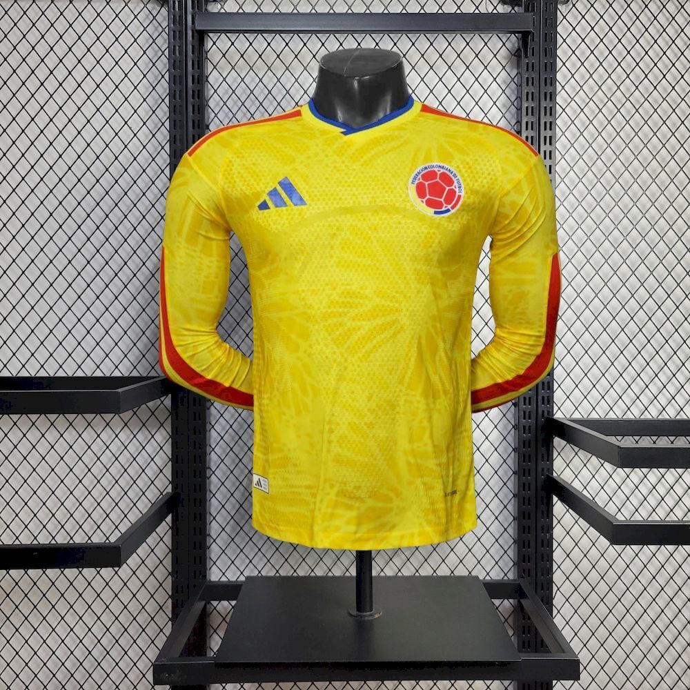 Colombia 2026 World Cup Home Long Sleeve Player Version