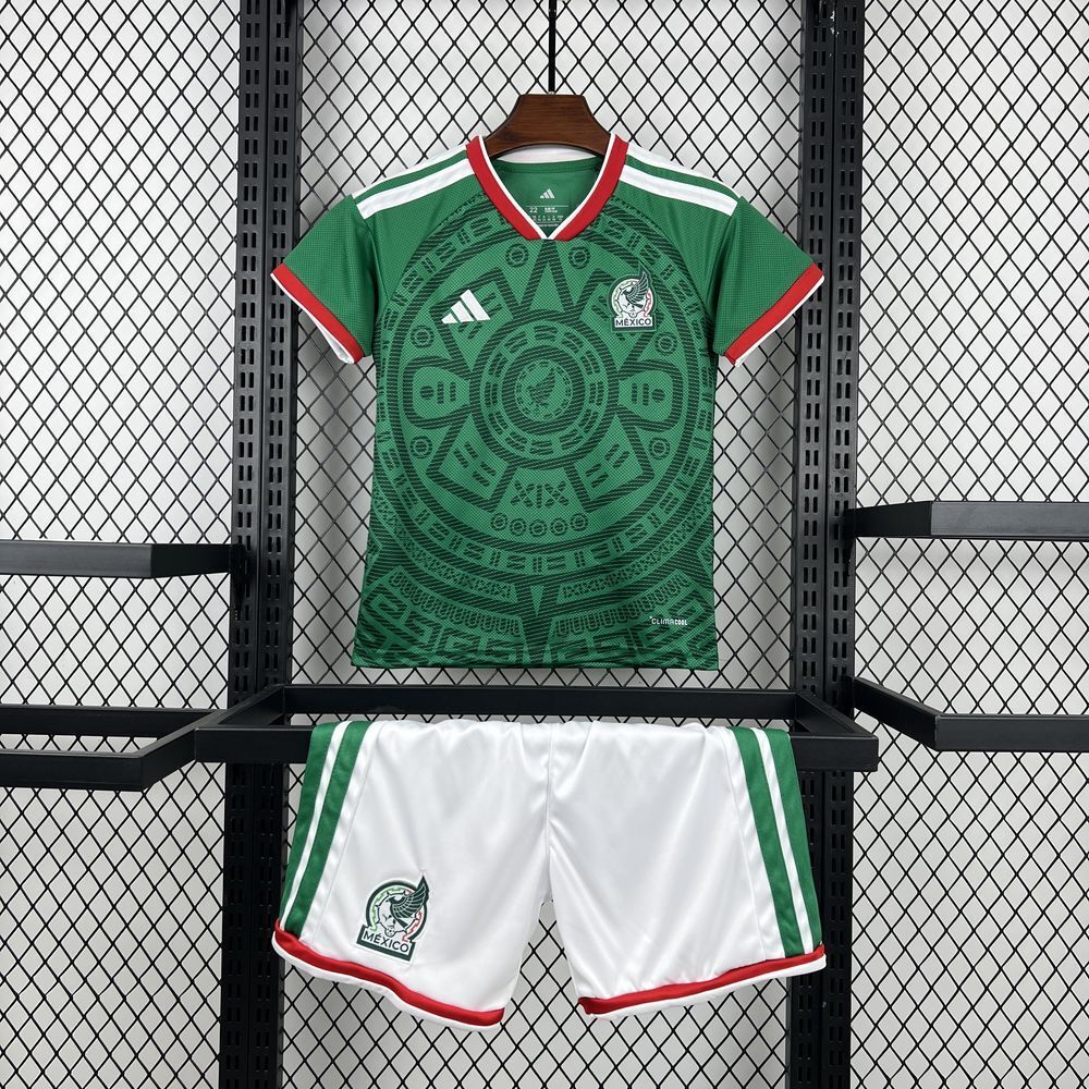 Mexico 2026 World Cup Home Kids Kit Size