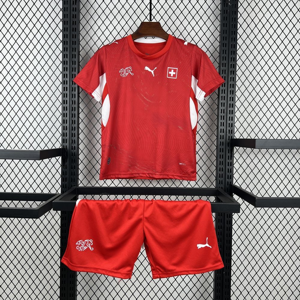 Switzerland 2026 World Cup Home Kids Kit Size