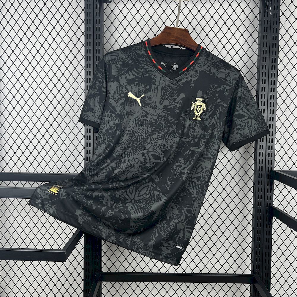Portugal 2026 Limited Edition Black Football Jersey