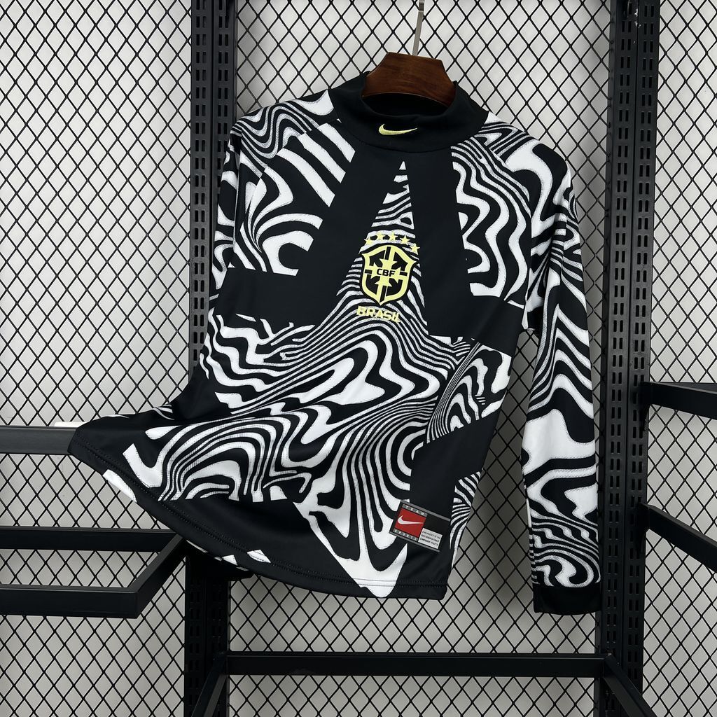 Brazil 2026 Hollywood Goalkeeper Long Sleeve Football Jersey